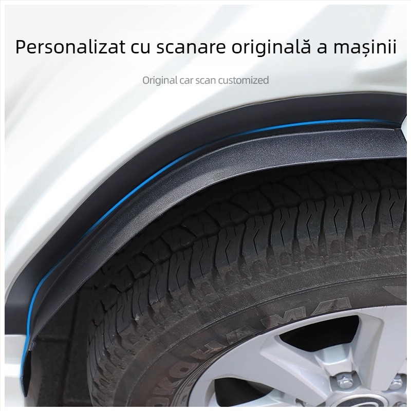 Protecție noroi pentru Toyota Land Cruiser LC300, Modelul 001, Material: Plastic tehnic