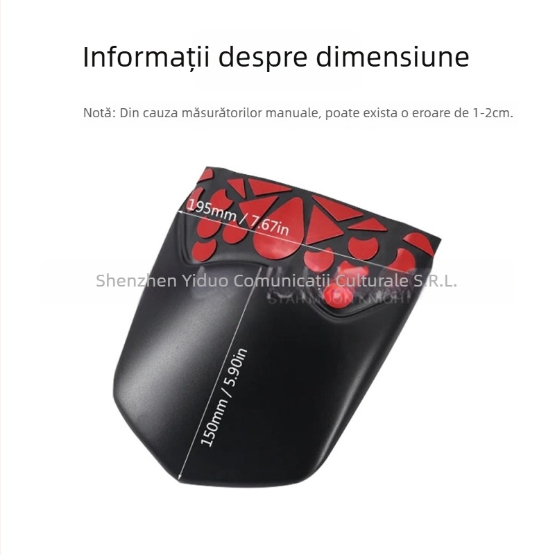 Extensie para spate Yamaha XSR900 (2022–), ABS plastic, Brand Star Moon Knight