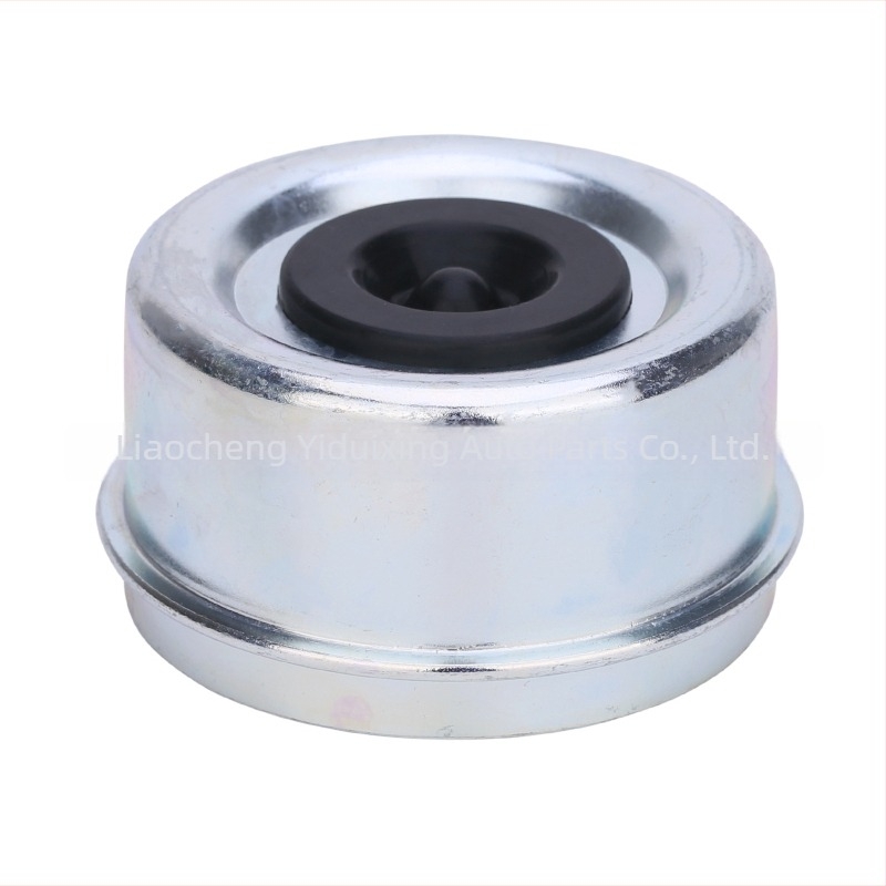 Capă de praf pentru axul de rulare al remorcii, cu dop din cauciuc, material zincat, prelucrare personalizată, compatibil universal cu remorci, camping-cars și platforme