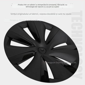 Capac central pentru janta Tesla Model Y, PC+ABS, protecție totală a marginii, procesare personalizabilă
