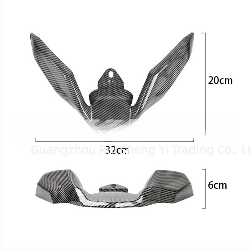 Extensie de bară de noroi față, în stil bird-beak, pentru BMW R1200GS (2018-2020) și R1250GS LC (2018-2023) – Vansong, plastic