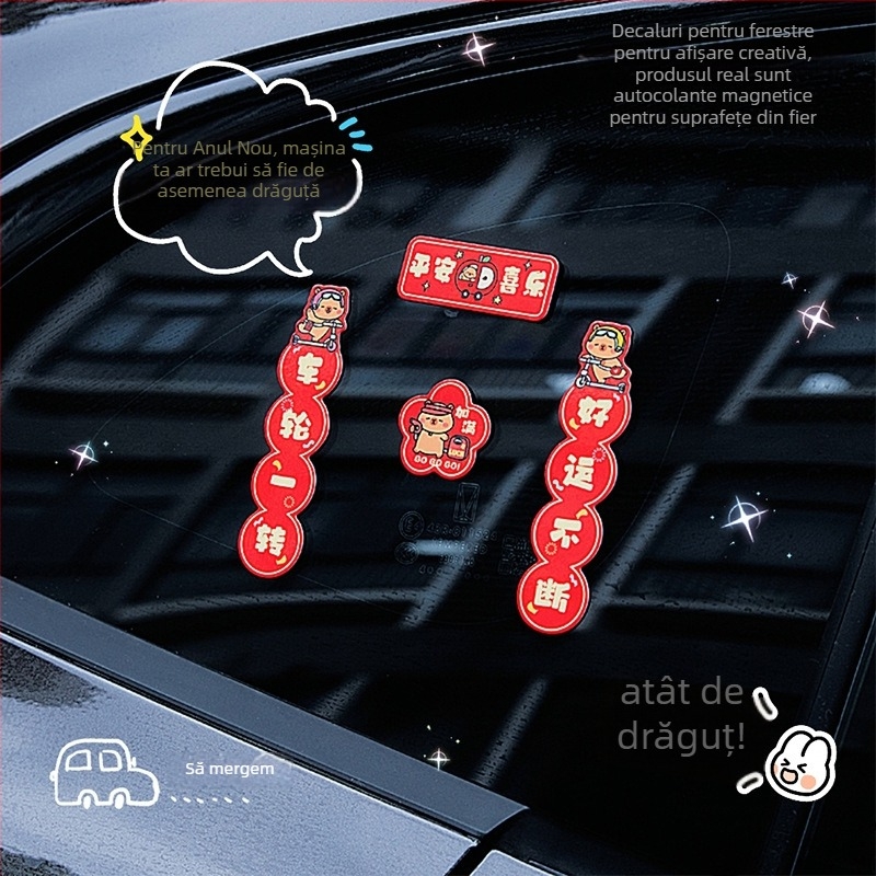 Cuplu decorativ auto – hârtie, marcă: Altă, categorie: Cuplet, logo: fără