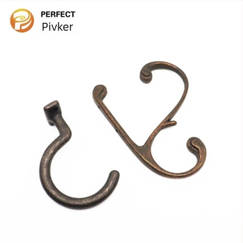 Cuier pentru paltoane din aliaj de zinc, finisaj electroplacat, pentru mobilier, Pfk2006, Pivk hardware