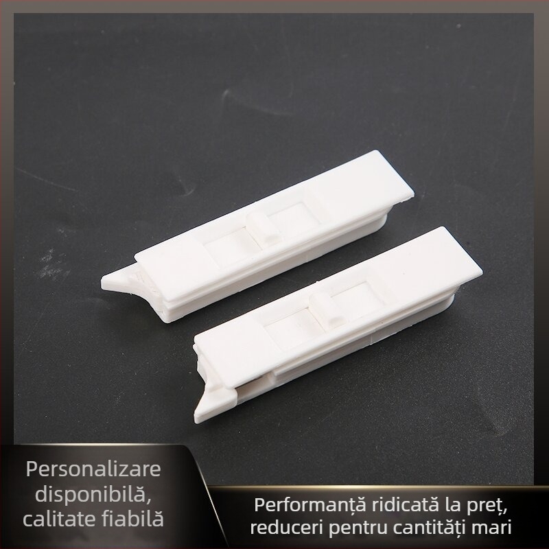 Conector de etanșare pentru șina de perdea, montaj lateral, blocare a șinei, ghidaj glisant; personalizare disponibilă, stil modern minimalist