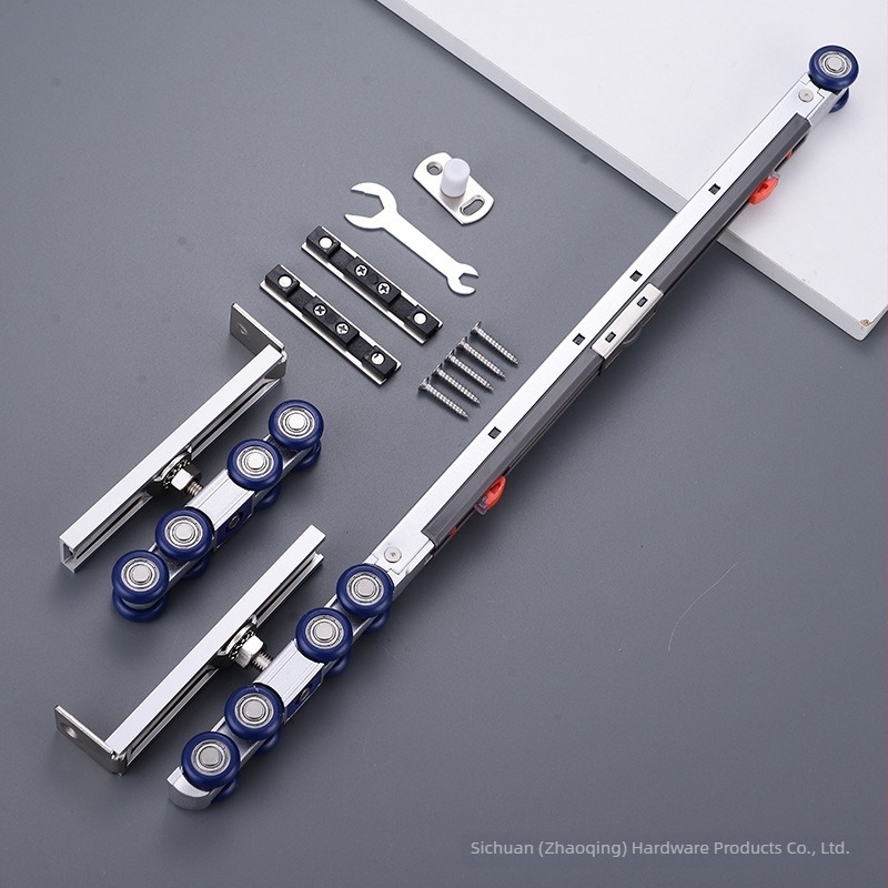 Roată de susținere pentru ușa din lemn - hardware pentru uși glisante, din aliaj de zinc, sarcină maximă 80 kg, stil modern minimalist, pentru bucătărie, balcon și uși glisante din lemn