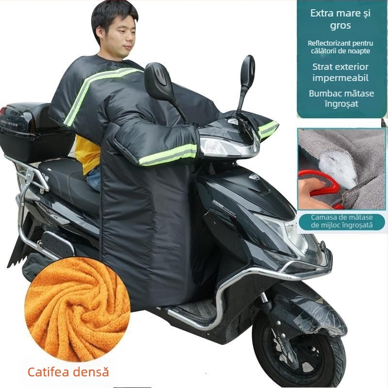 Cuvertură parbriz pentru vehicule electrice, PVC material, impermeabilă, demontare manuală, etichetă privată disponibilă