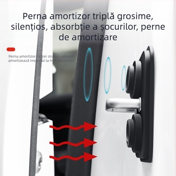 Capac de blocare ușă din silicon pentru Cadillac CT5/XT6 — protecție antișoc, brand Car Servant