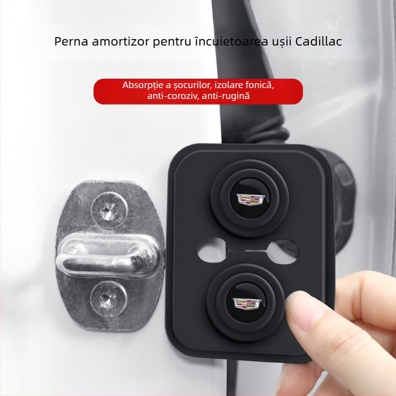 Capac de blocare ușă din silicon pentru Cadillac CT5/XT6 — protecție antișoc, brand Car Servant