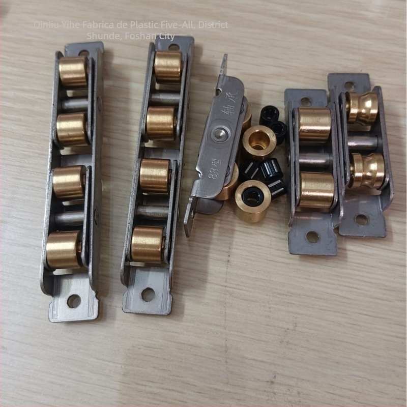 Rulă pentru fereastra cu plasă, roată din oțel inoxidabil cu disc din cupru, Model 88, Cod 77/88, raza canelurii pentru funie 10, Capacitate de încărcare 50