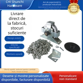 CHI Lanț manual pentru ușa de garaj, din fier — set hardware al sistemului