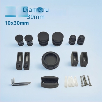 Qiyu QY-002 Set roți din oțel inoxidabil pentru ușă glisantă din sticlă de duș, sarcină maximă 65 kg