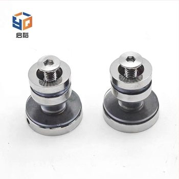 Qiyu QY-002 Set roți din oțel inoxidabil pentru ușă glisantă din sticlă de duș, sarcină maximă 65 kg