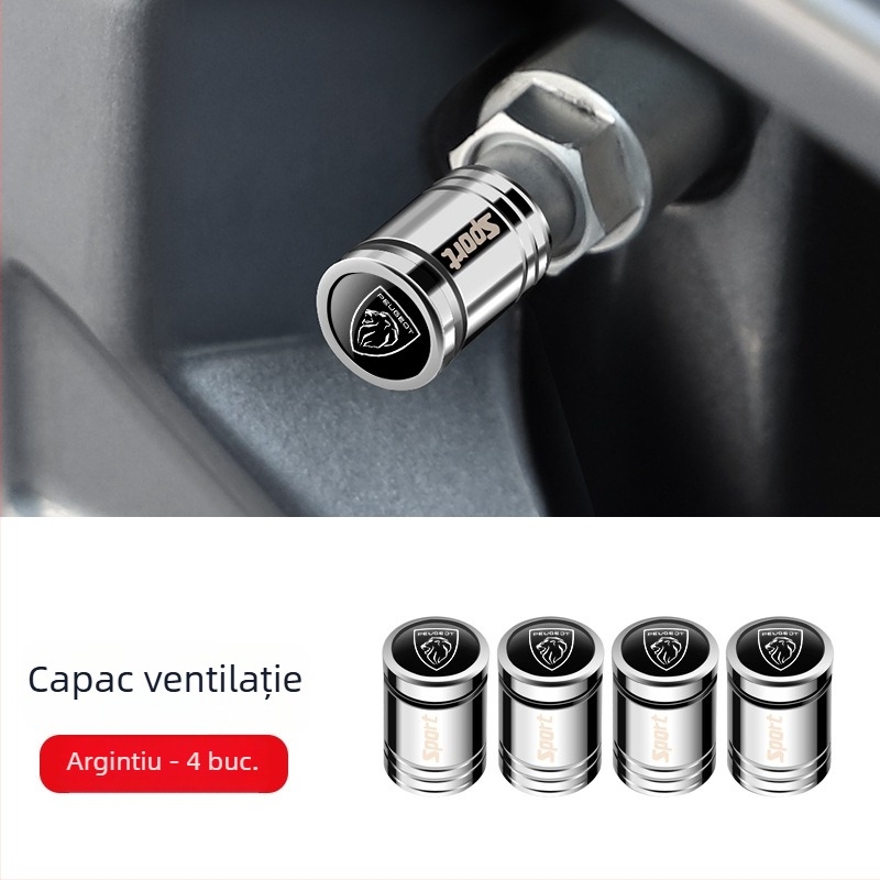 Capă de valvă tubeless cu protecție antifurt, din cupru, tip răsucire, pentru Peugeot 408/508L/4008/5008/2008