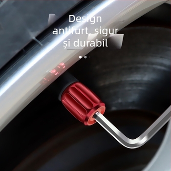 Cap de valve antifurt pentru anvelope — YONG XUN alamă, al treilea generație model, protecție la praf și protecție a anvelopei, compatibilitate universală