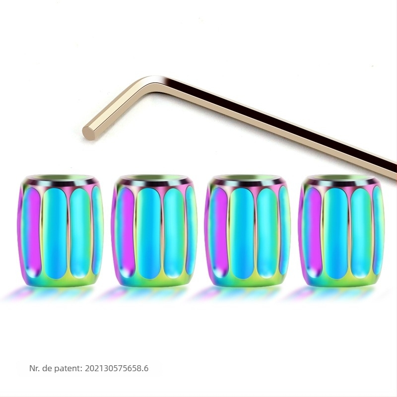 Cap de valve antifurt pentru anvelope — YONG XUN alamă, al treilea generație model, protecție la praf și protecție a anvelopei, compatibilitate universală