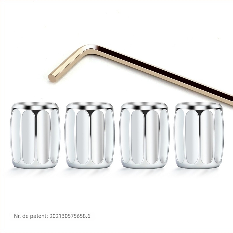 Cap de valve antifurt pentru anvelope — YONG XUN alamă, al treilea generație model, protecție la praf și protecție a anvelopei, compatibilitate universală