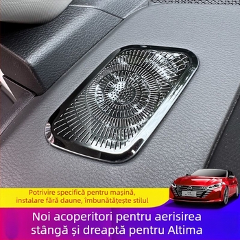 Autocolant magnetic pentru bord Nissan Teana – protecție pentru ventilația stânga/dreapta, metal, model zgâriat, brand Kook, Nr. de produs 740382924571