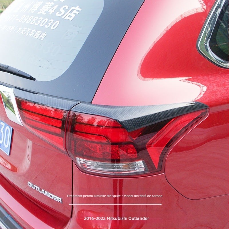 Xiao Le Wang ABS bandă decorativă pentru farul spate Mitsubishi Outlander (16-22)