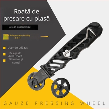 Actuator pentru uși și ferestre din aliaj de aluminiu — role pentru plasă, roată cu canelură și rulment