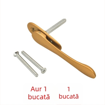 Mâner plat ascuns pentru ferestre cu plasă diamantată — aliaj de zinc, finisaj pulverizat, pentru uși și ferestre din aluminiu, stil modern și simplu, Ricky