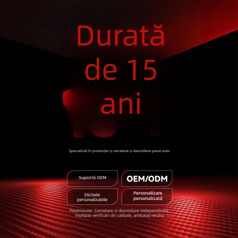 Sprânceană față pentru faruri pentru Volkswagen Tiguan MK2.5, ABS material, finisaj fibră de carbon, personalizabil