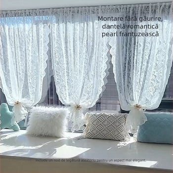 Perdea magnetică pentru ușă cu model floral vegetal, pentru camera copiilor, stil chinezesc, din poliester