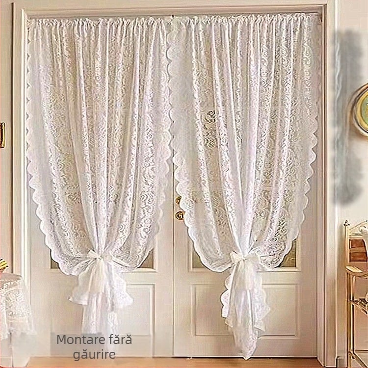 Perdea magnetică pentru ușă cu model floral vegetal, pentru camera copiilor, stil chinezesc, din poliester