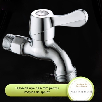 Robinet de apă rece cu disc ceramic, intrare laterală, din cupru rafinat, model LX689000