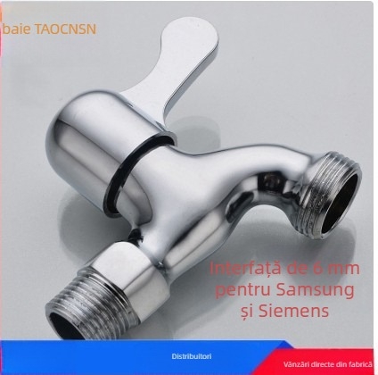 Robinet de apă rece cu disc ceramic, intrare laterală, din cupru rafinat, model LX689000