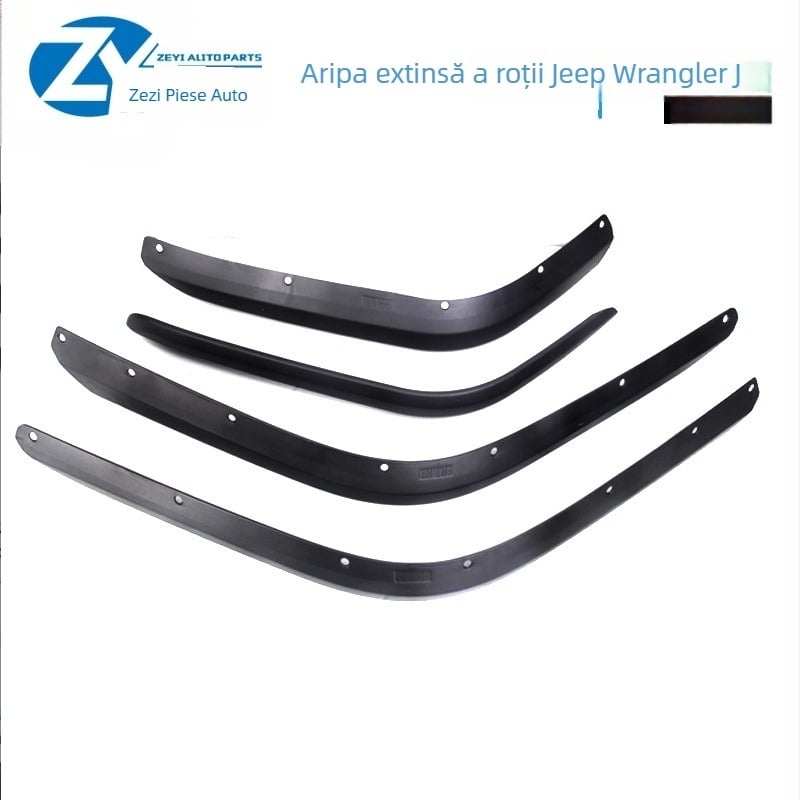 Fendere extinse pentru Wrangler JL/JT (2018+), protecție împotriva stropilor, din plastic, personalizabile