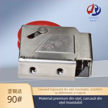 Rola cu rulment pentru fereastră – cadru din oțel inoxidabil și roată din nylon, diametrul exterior 41 mm, ax 20 mm, sarcină maximă 35 kg