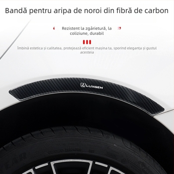 Profil din fibră de carbon pentru aripa roții și bandă anti-coliziune pentru autoturism, model BYLM, origine Guangzhou, materiale compozite, personalizare disponibilă