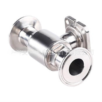 Epson valvă cu bilă din oțel inoxidabil 304, sanitară, cu pasaj deplin, flux drept, acționare manuală