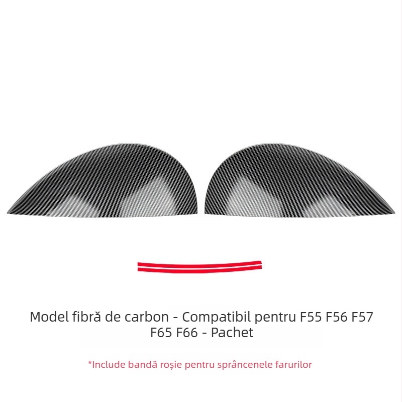 MINI F Series Capac de far decorativ — ABS Autocolant decorativ pentru F56/F57