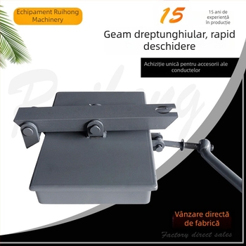 Orificiu dreptunghiular din oțel carbon, cu deschidere rapidă și capac rotativ, pentru rezervor de stocare – fereastră de observație și inspecție