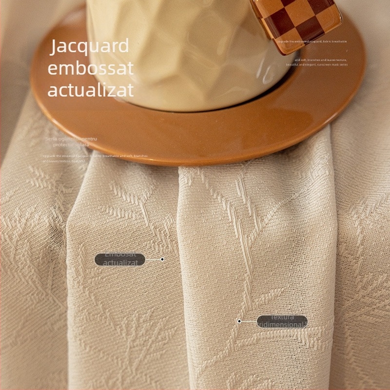 Cortină din plasă XXC, poliester Jacquard, transparentă și opacă, pentru living, birou, restaurant, intrare – stil proaspăt