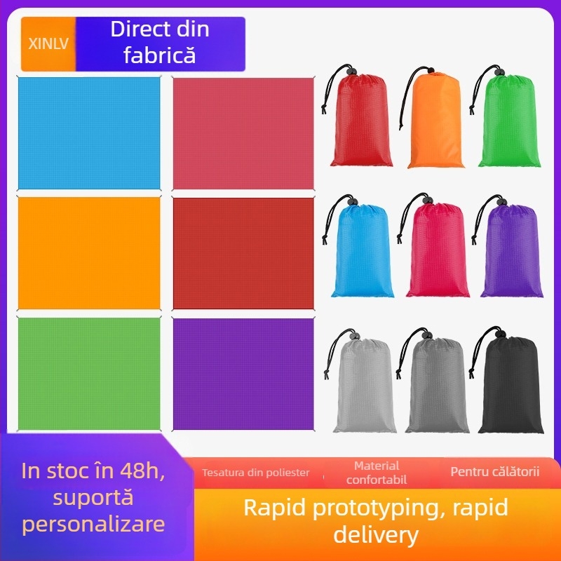 Saltea de plajă portabilă pentru picnic — mini, țesătură 210T rezistentă la apă, anti-umezeală, pentru exterior