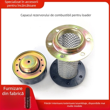 Ansamblu capac rezervor combustibil pentru încărcător mic, capac de umplere rezervor diesel, accesorii pentru sistemul hidraulic de alimentare