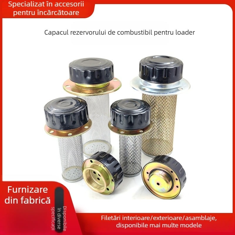 Ansamblu capac rezervor combustibil pentru încărcător mic, capac de umplere rezervor diesel, accesorii pentru sistemul hidraulic de alimentare