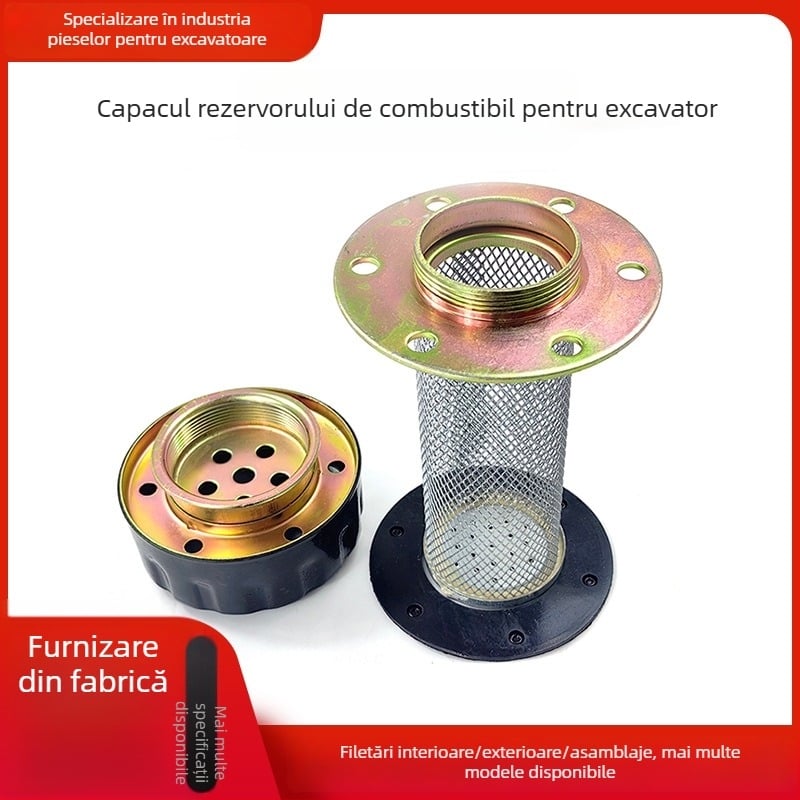 Ansamblu capac rezervor combustibil pentru încărcător mic, capac de umplere rezervor diesel, accesorii pentru sistemul hidraulic de alimentare