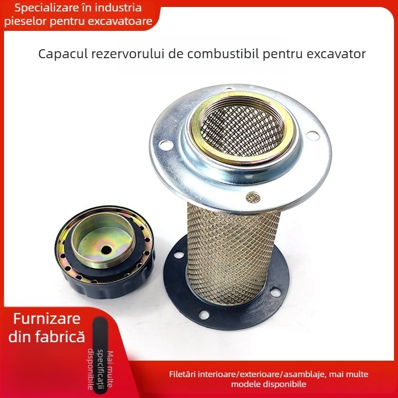 Ansamblu capac rezervor combustibil pentru încărcător mic, capac de umplere rezervor diesel, accesorii pentru sistemul hidraulic de alimentare