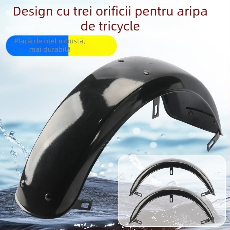 Protecție pentru roata din spate pentru triciclu electric și quadriciclu — aliaj, versiune îngroșată, potrivire universală