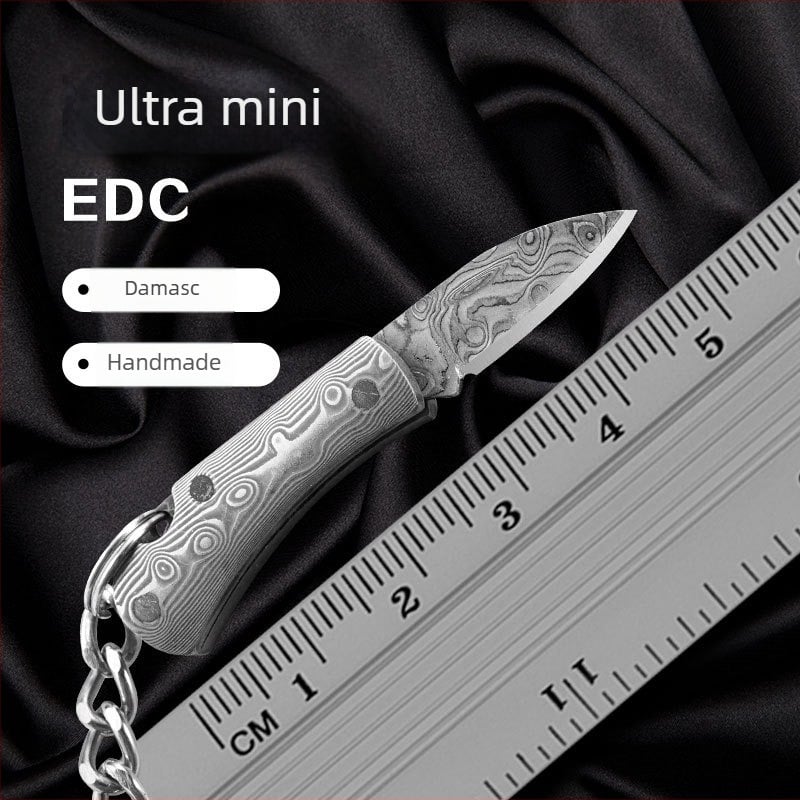 Cuțit pliabil din oțel damasc, destinat camping-ului în aer liber, multifuncțional, deschidere rapidă, inox, portabil, lungime lamă 2.3, lungime totală 50, lungime închisă 2.7, lățime lamă 2