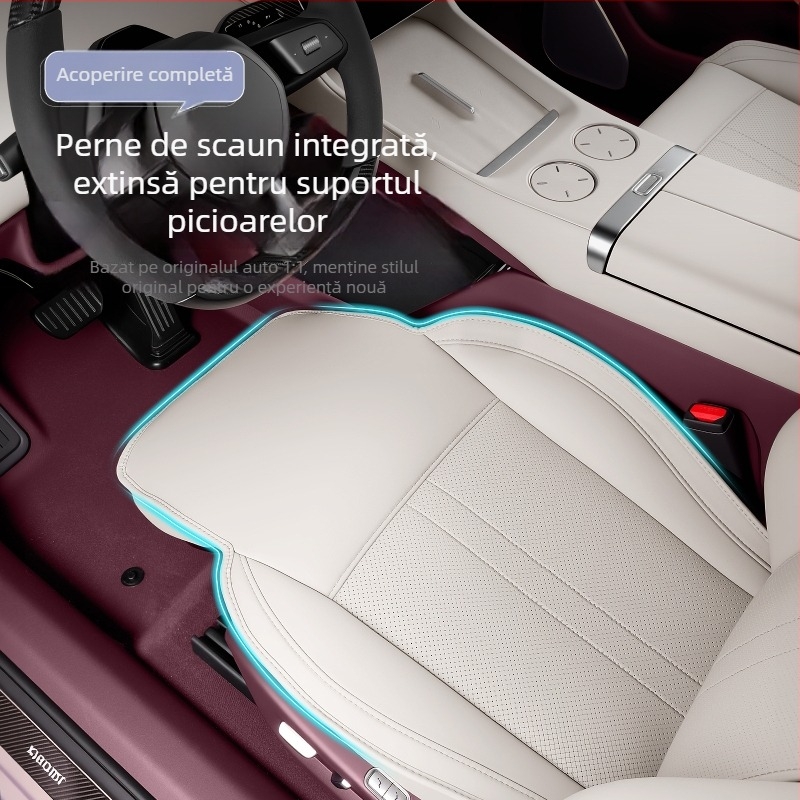 Husă de scaun auto compatibilă Xiaomi YU7, piele antimurdară, respirabilă, personalizabilă, pentru toate anotimpurile
