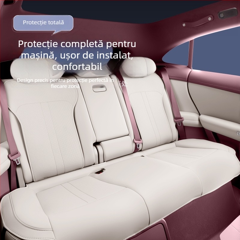Husă de scaun auto compatibilă Xiaomi YU7, piele antimurdară, respirabilă, personalizabilă, pentru toate anotimpurile