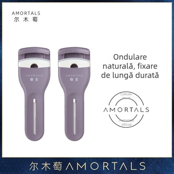 Ermu curler pentru gene, design cu unghi larg, portabil, curling parțial, fără prinse la pleoape, instrument de înfrumusețare