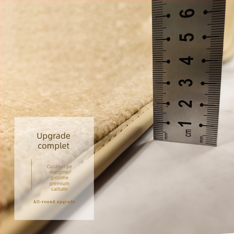 Set covorașe podea pentru trei rânduri, Toyota Alphard 20 seria și Vellfire 30 seria, imitație de cașmir, grosime 12 mm, procesare personalizabilă, cu logo