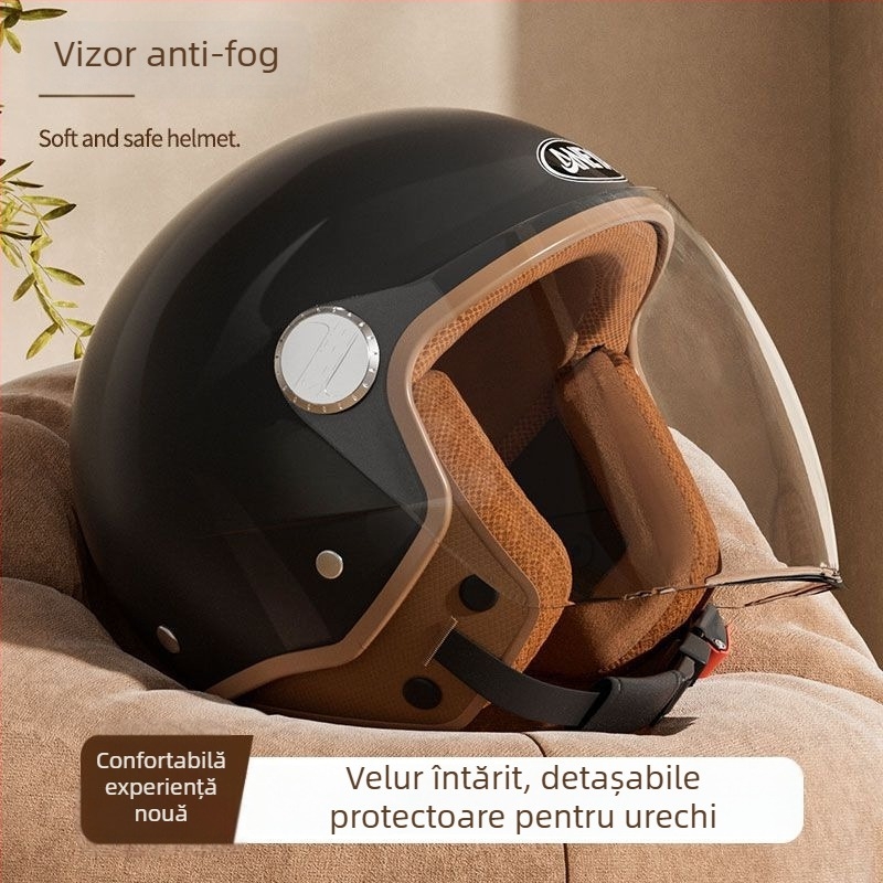 Cască semi pentru motociclete - ABS material, utilizare universală, utilizare în sezonul de iarnă, certificare Gb811-2022b