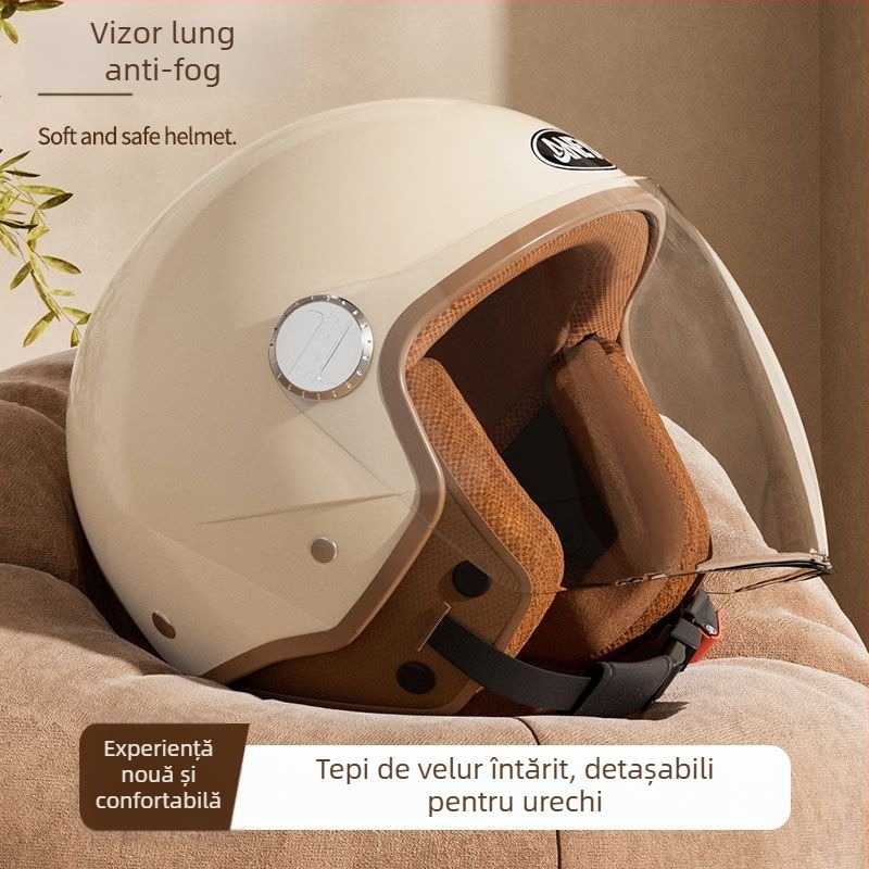 Cască semi pentru motociclete - ABS material, utilizare universală, utilizare în sezonul de iarnă, certificare Gb811-2022b