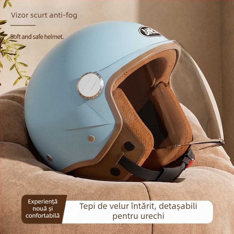 Cască semi pentru motociclete - ABS material, utilizare universală, utilizare în sezonul de iarnă, certificare Gb811-2022b